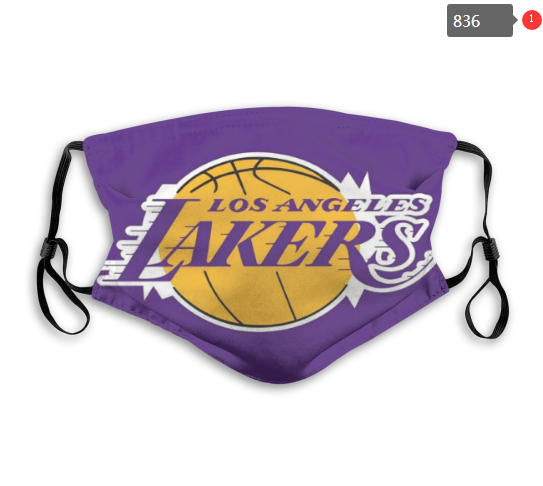 NBA Los Angeles Lakers #42 Dust mask with filter->nba dust mask->Sports Accessory